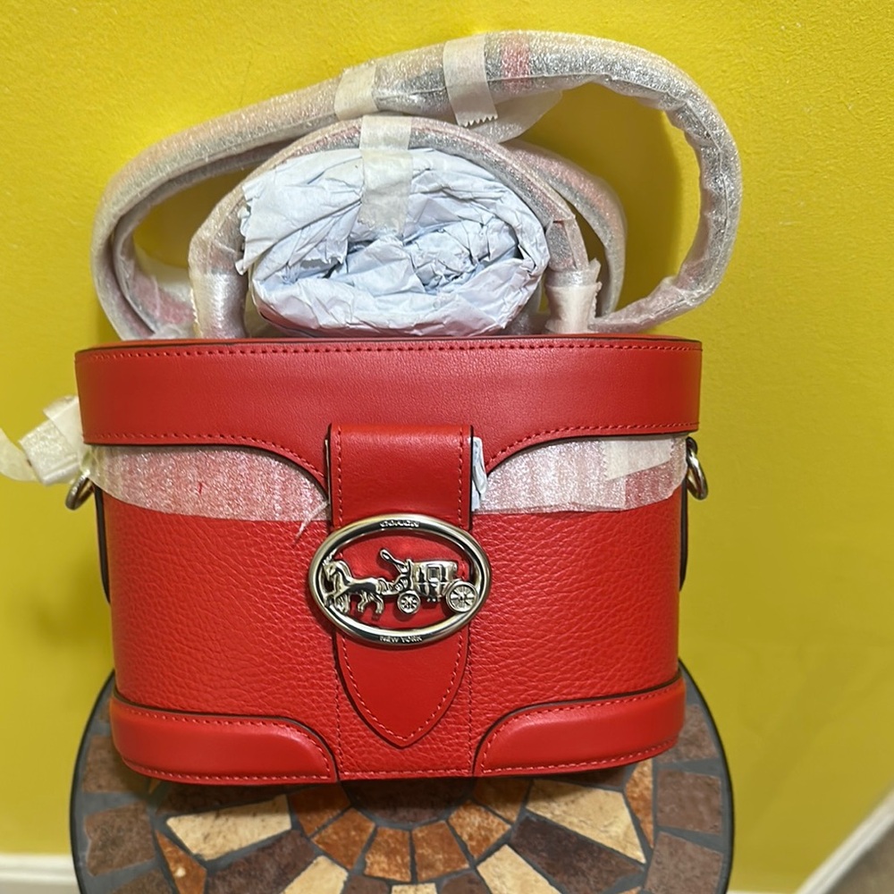 COACH Red Leather Women's Bag NEW